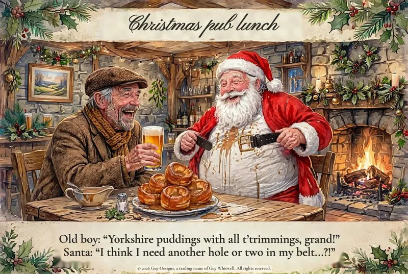 Yorkshire Roast Card Co. greetings card design
