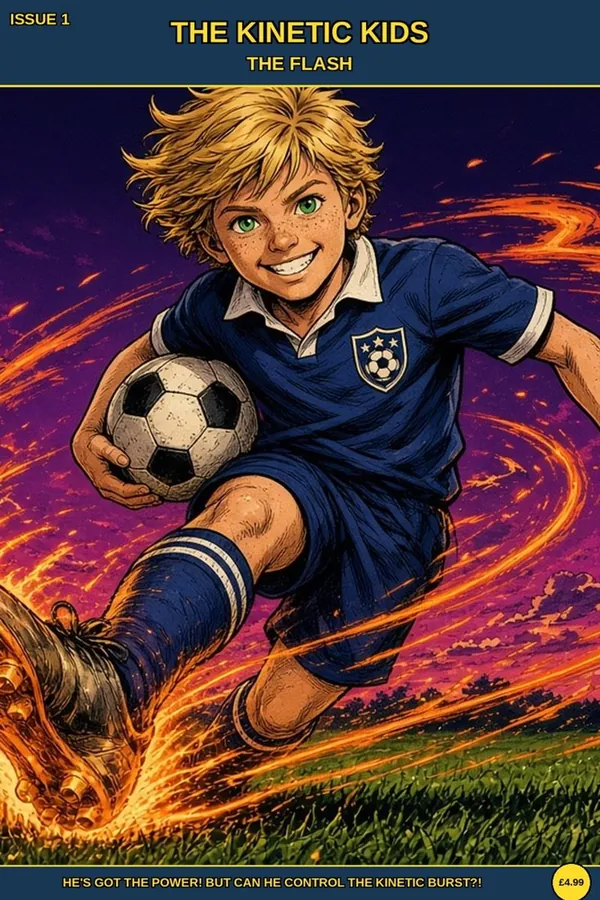The Kinetic Kids Edition 1 comic cover